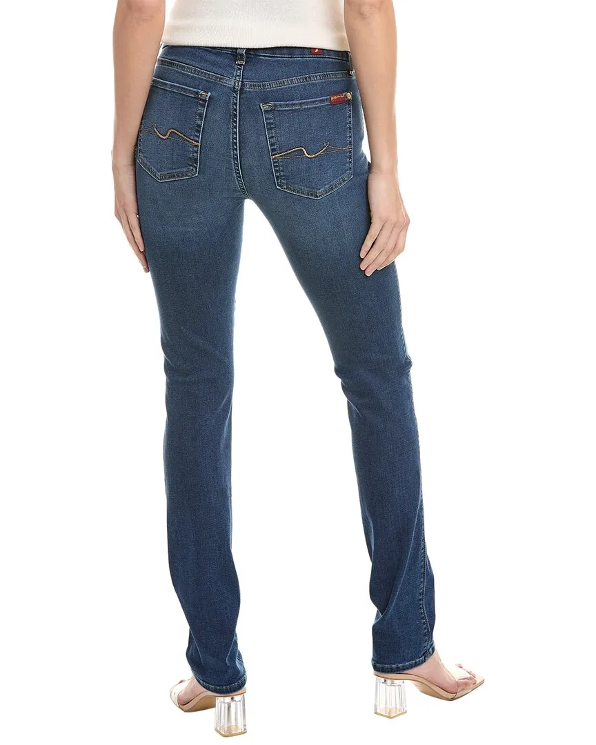 7 For All Mankind Kimmie New Luxe Duc Form Fitted Straight Leg Jean