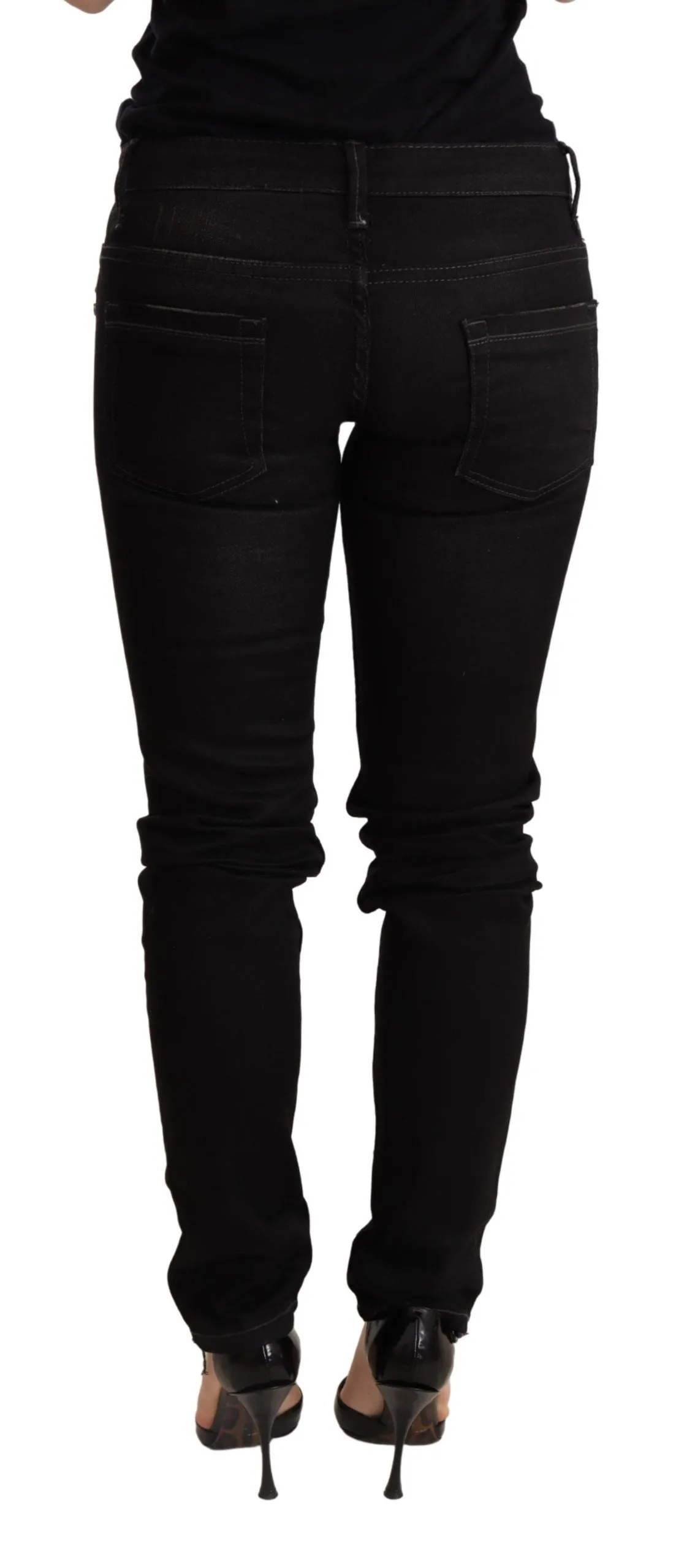 Acht Chic  Low Waist Skinny Women's blue