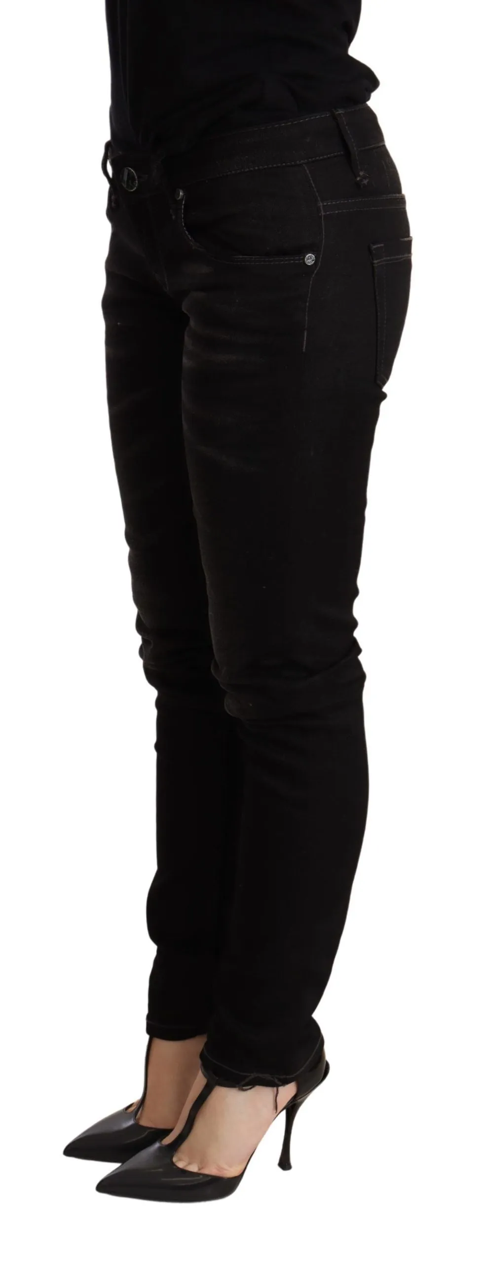 Acht Chic  Low Waist Skinny Women's blue