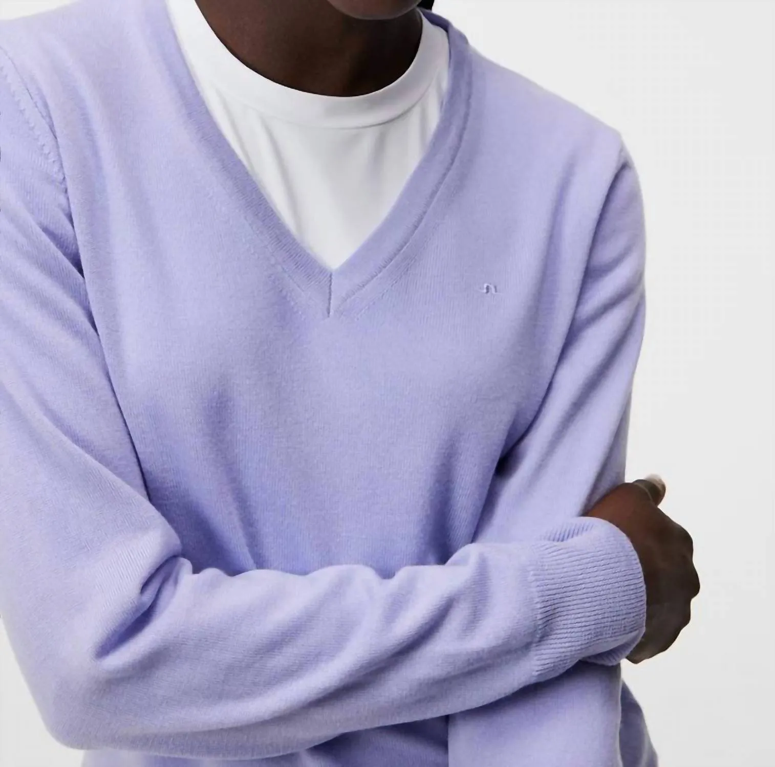 Amaya Knitted Sweater In Sweet Lavender