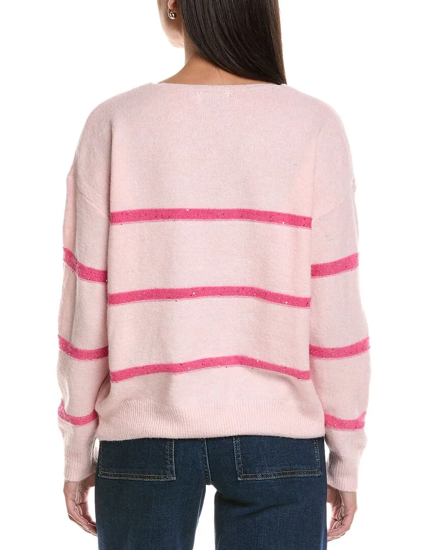 ANNA KAY Kelly Moi Striped Cashmere-Blend Sweater