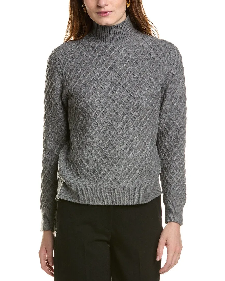 Anne Klein Mock Neck Sweater