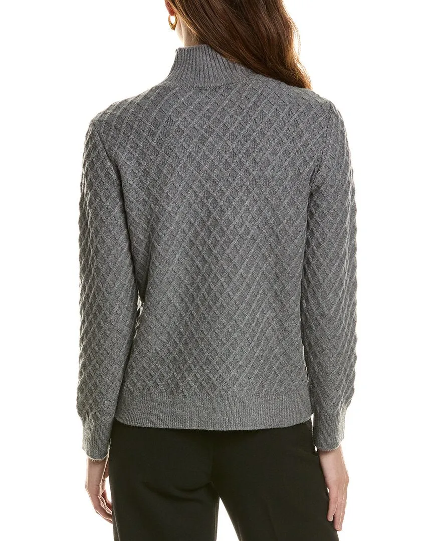 Anne Klein Mock Neck Sweater
