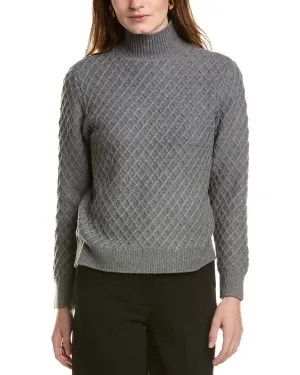 Anne Klein Mock Neck Sweater