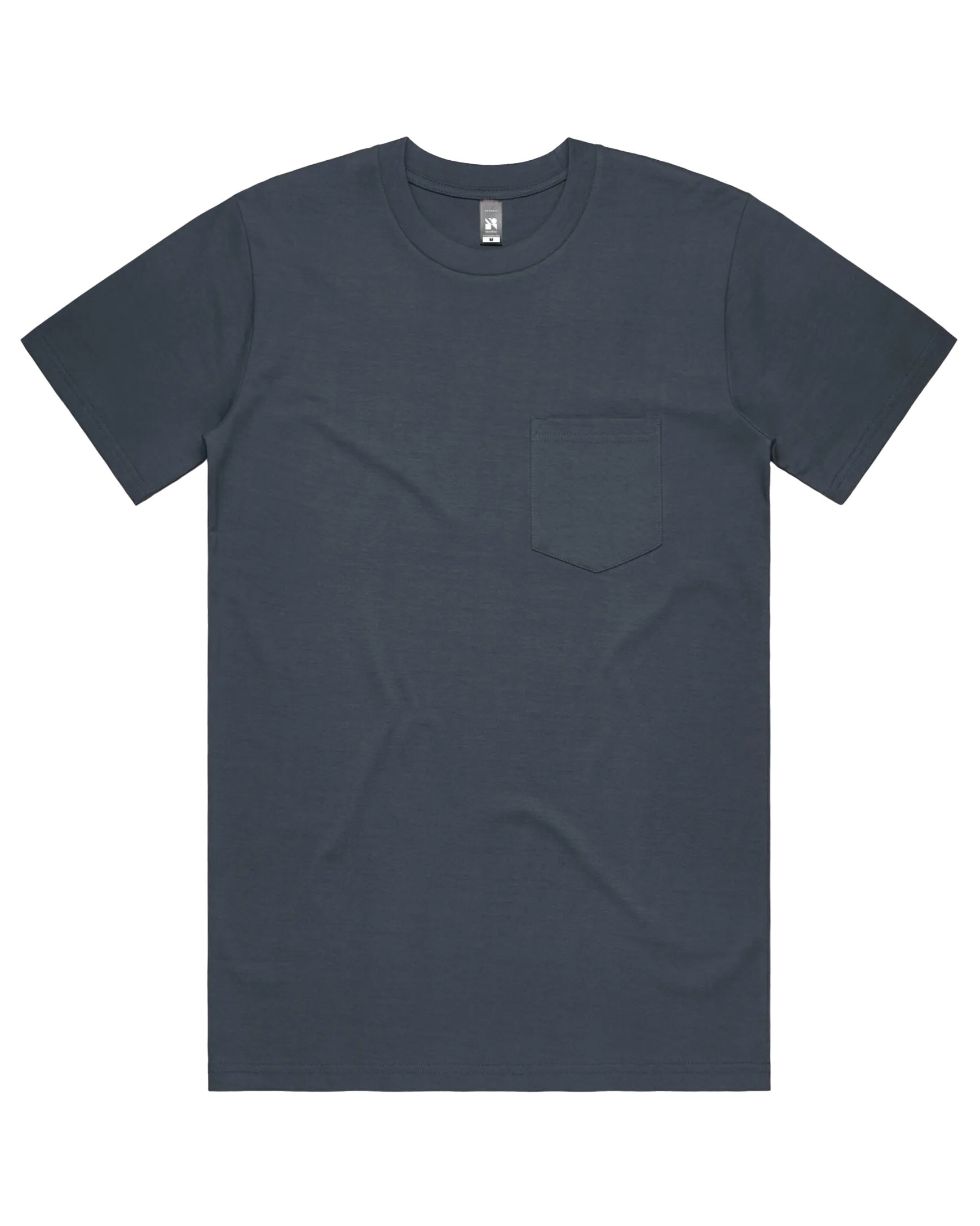 AS Colour Clothing Classic Pocket T-Shirt in Petrol Blue