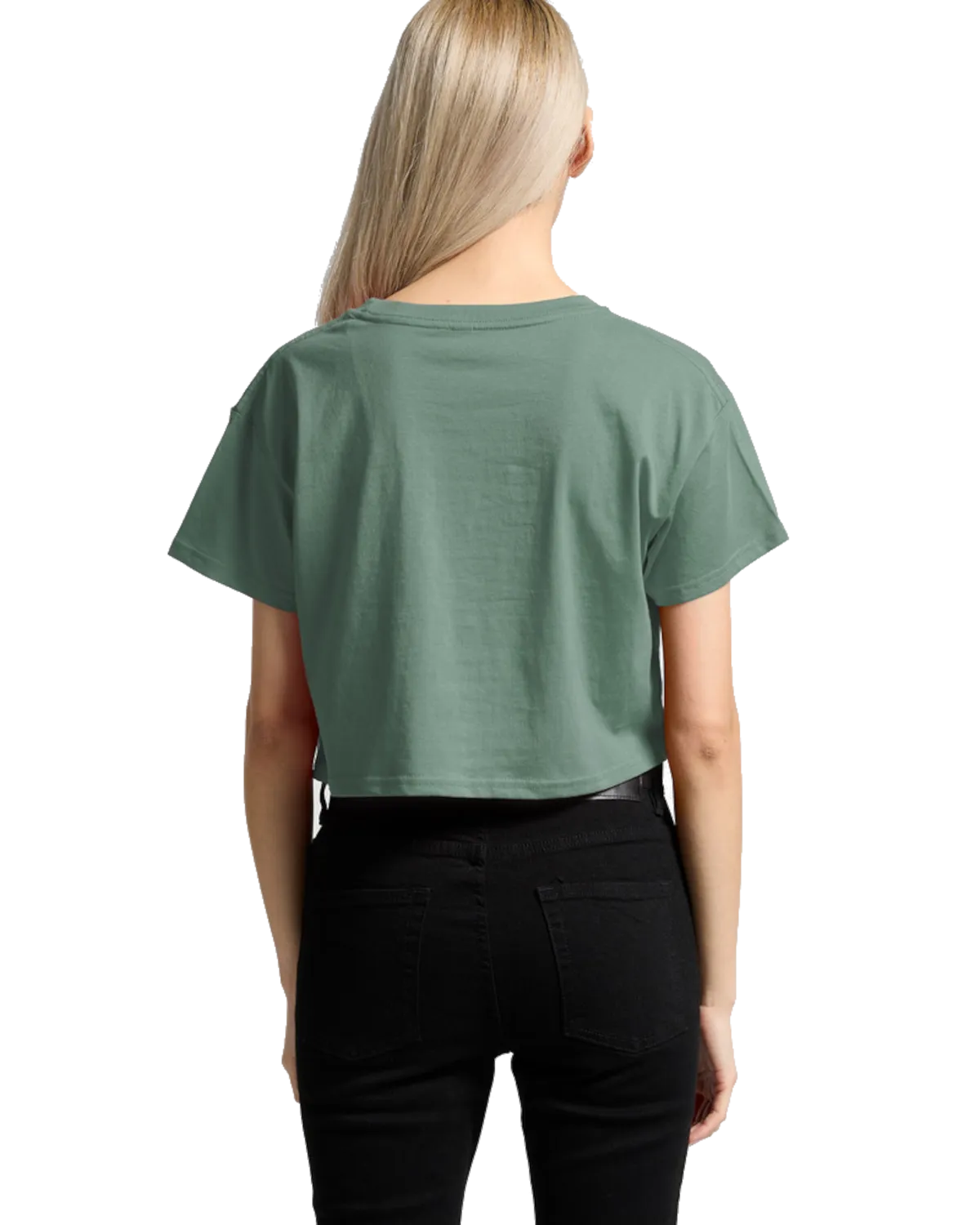 AS Colour Clothing Crop T-Shirt in Mineral