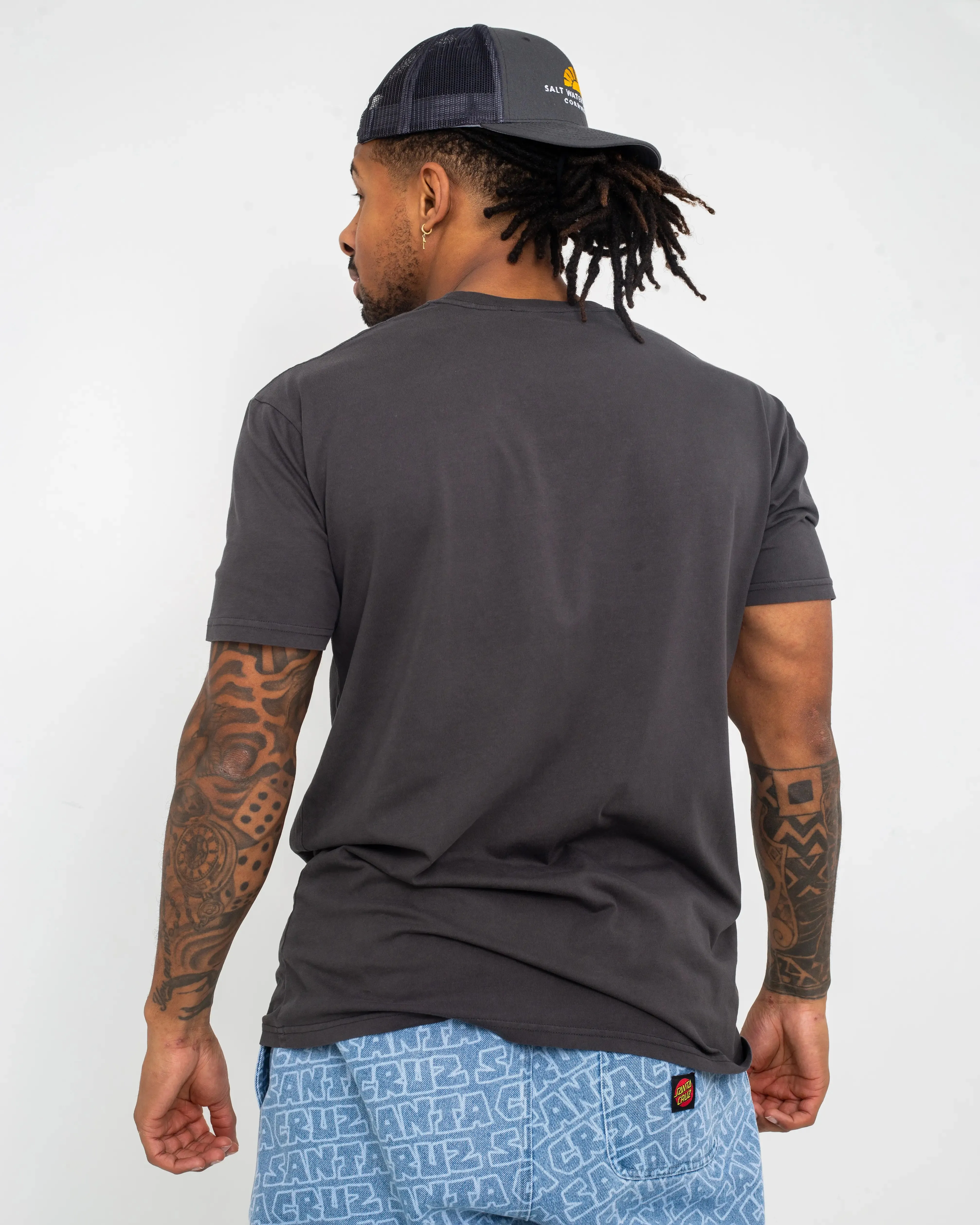 AS Colour Clothing Faded T-Shirt in Faded Black