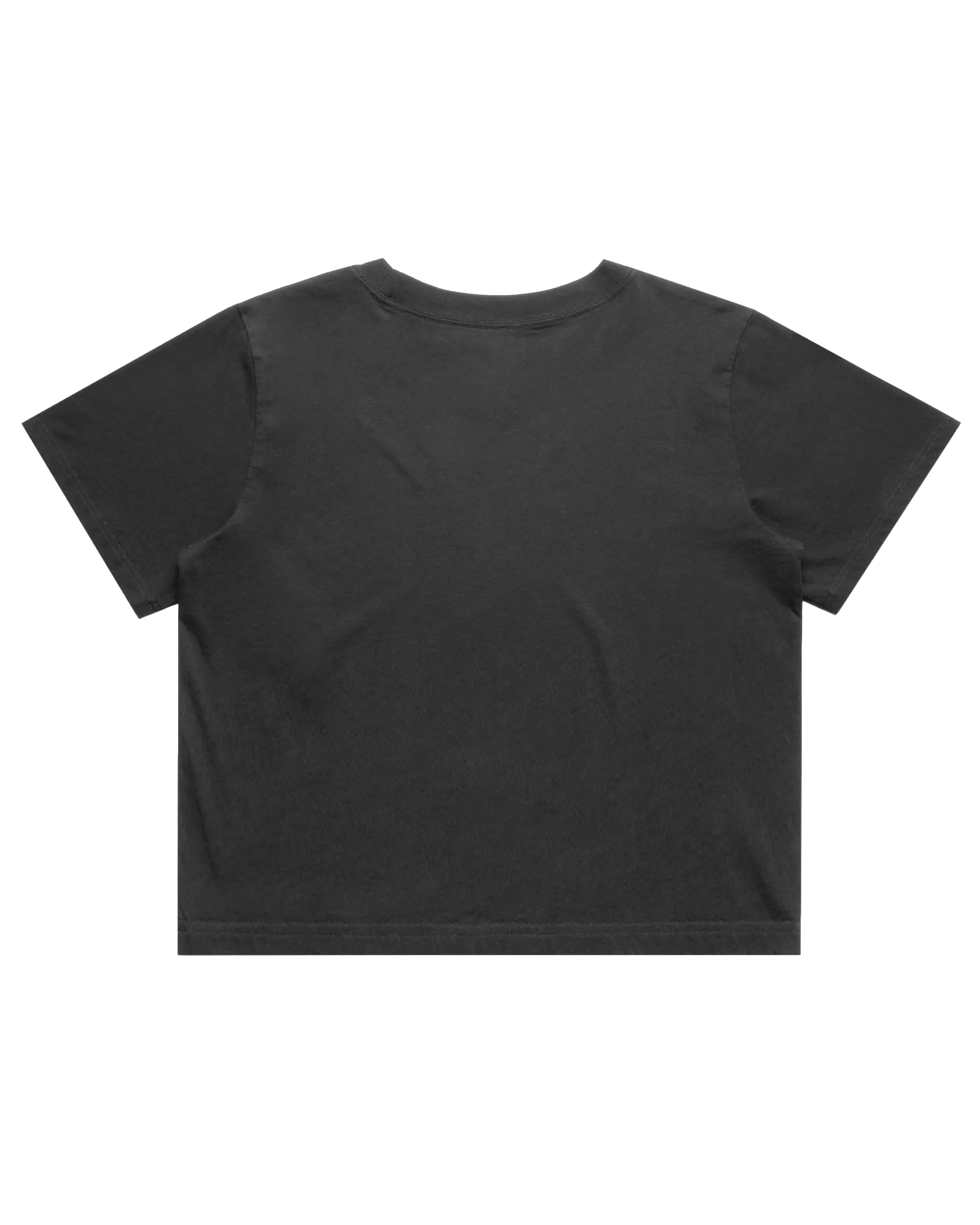AS Colour Clothing Heavy Faded Crop T-Shirt in Faded Black