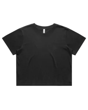 AS Colour Clothing Heavy Faded Crop T-Shirt in Faded Black