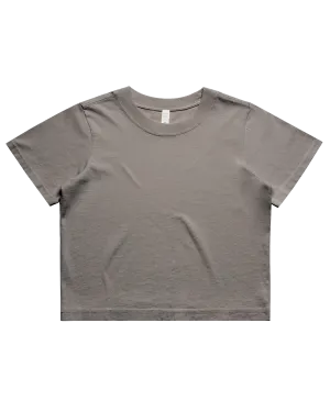 AS Colour Clothing Heavy Faded Crop T-Shirt in Faded Grey