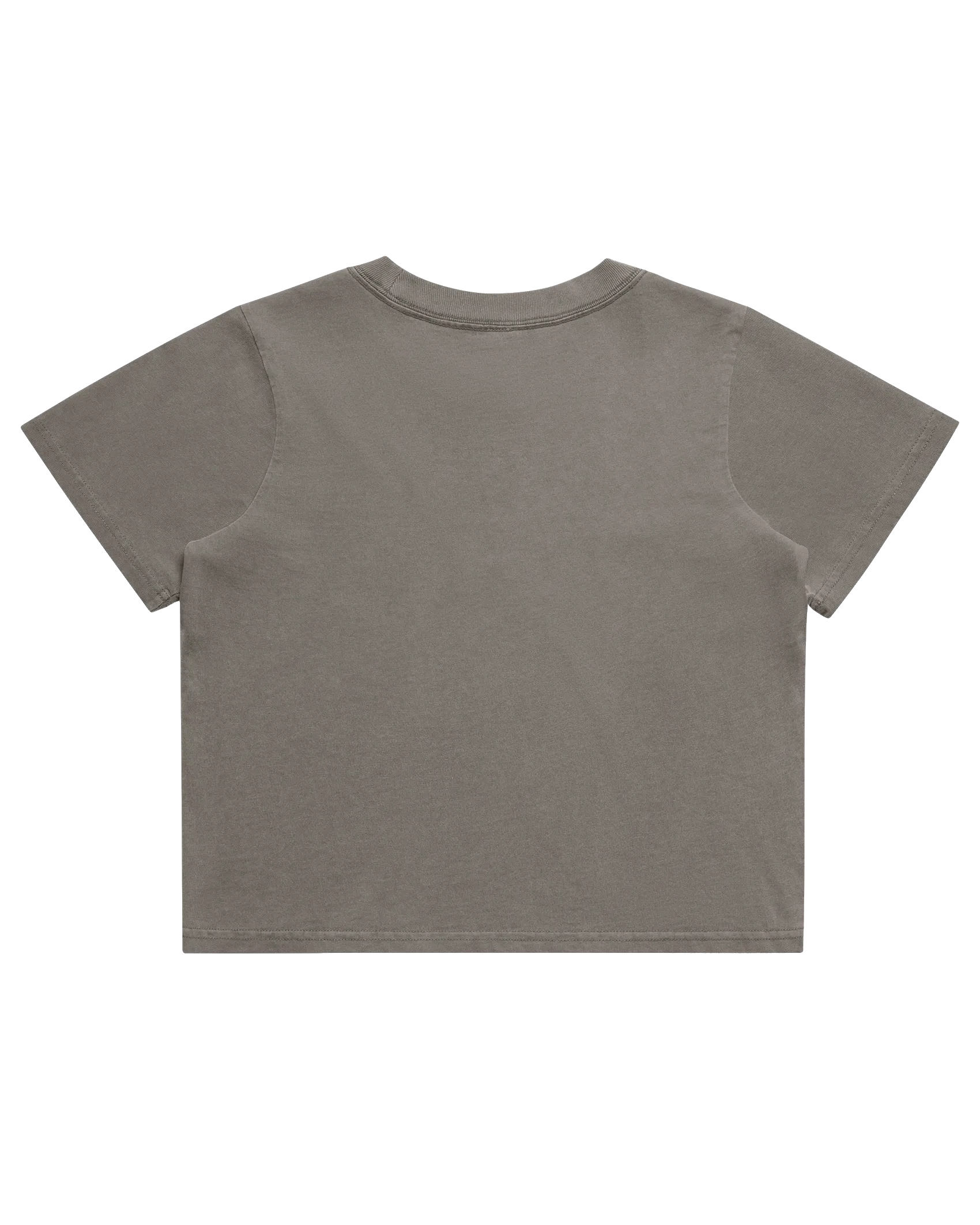 AS Colour Clothing Heavy Faded Crop T-Shirt in Faded Grey