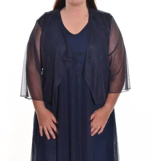 Auburn Jacket In Navy Tulle