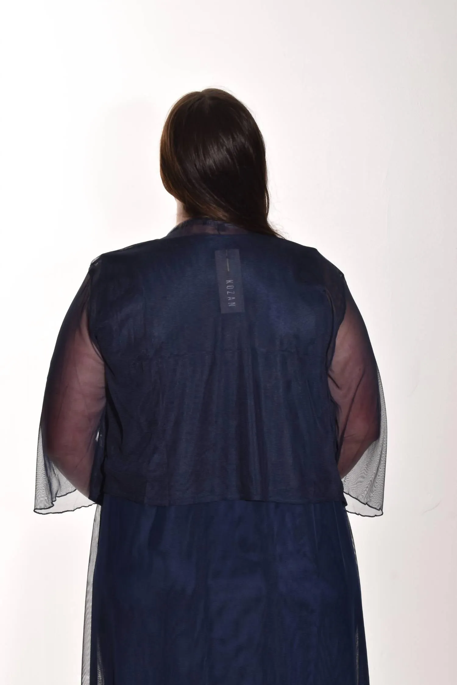 Auburn Jacket In Navy Tulle