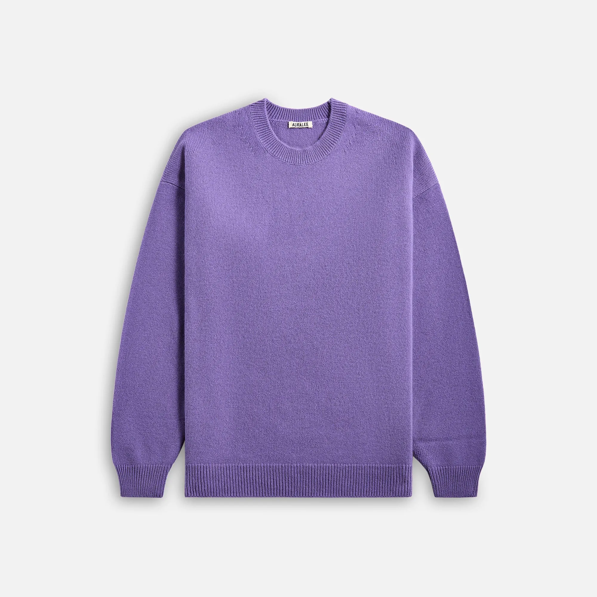 Auralee Baby Cashmere Knit P/O - Purple Auralee Clothing