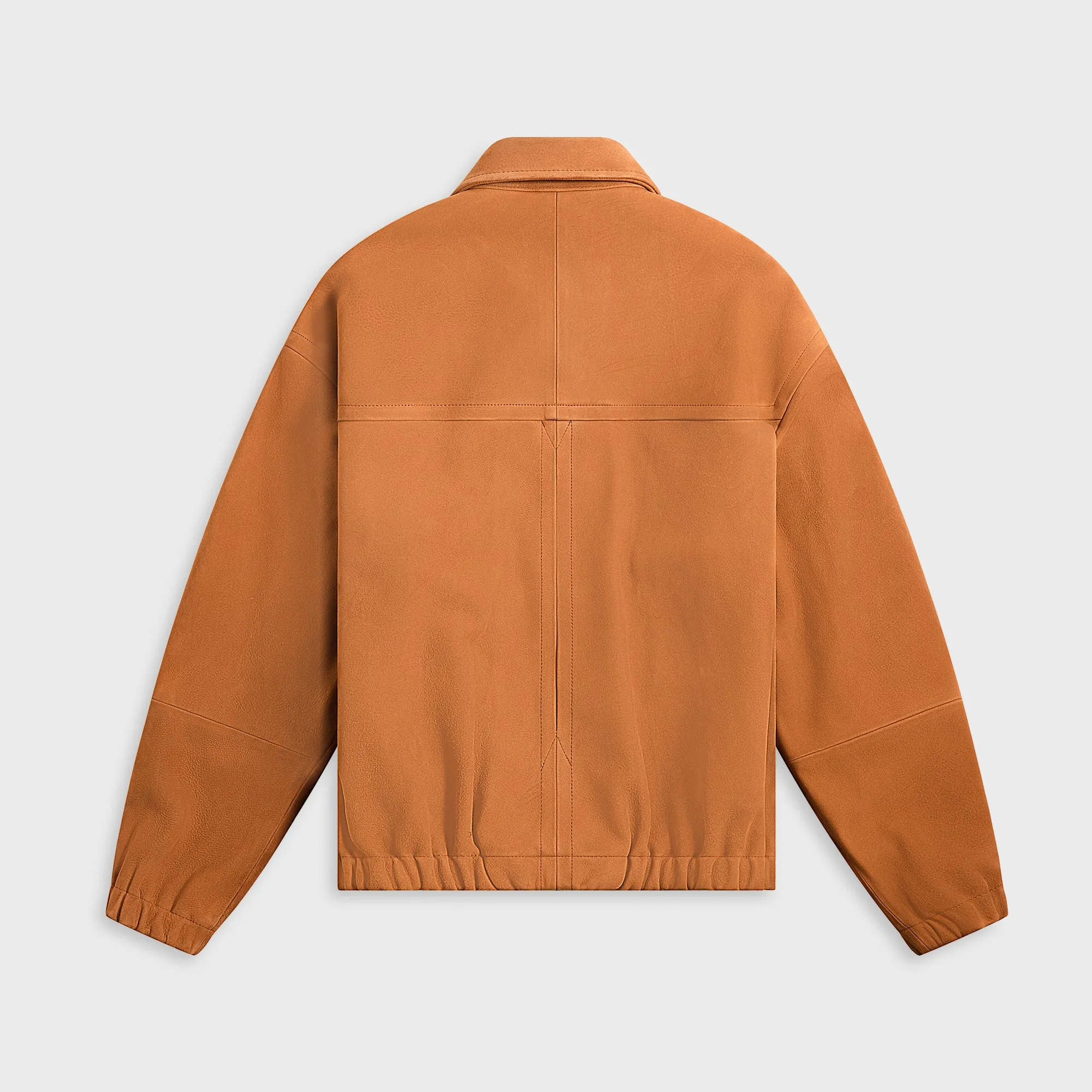 Auralee Lamb Suede Zip Blouson - Camel Auralee Clothing