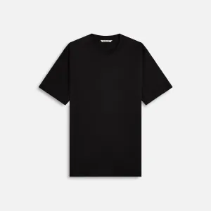 Auralee Luster Plaiting Tee - Black Auralee Clothing