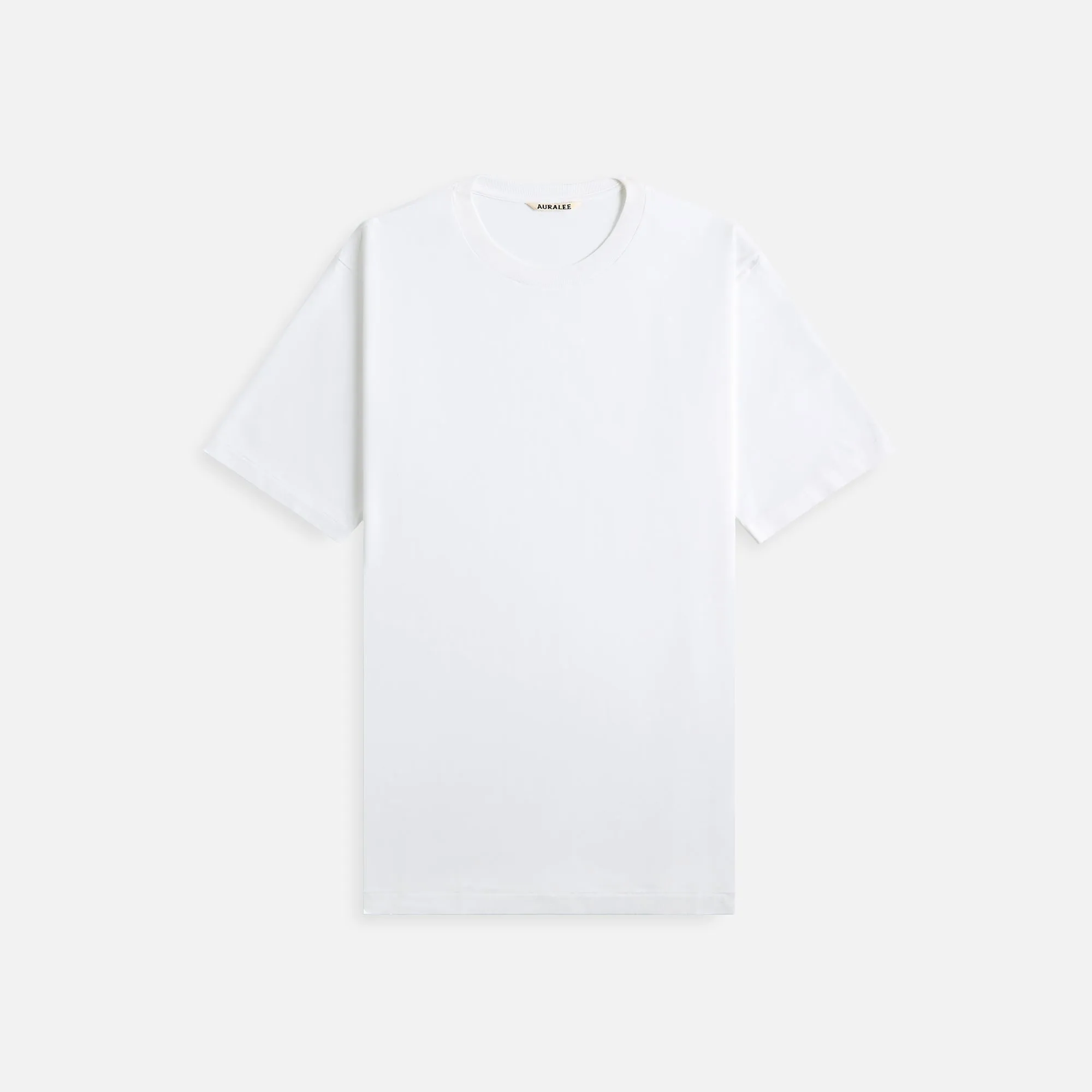 Auralee Luster Plaiting Tee - White Auralee Clothing