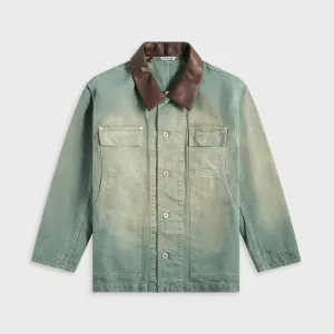 Auralee Organic Cotton Duck Blouson - Ash Green Auralee Clothing