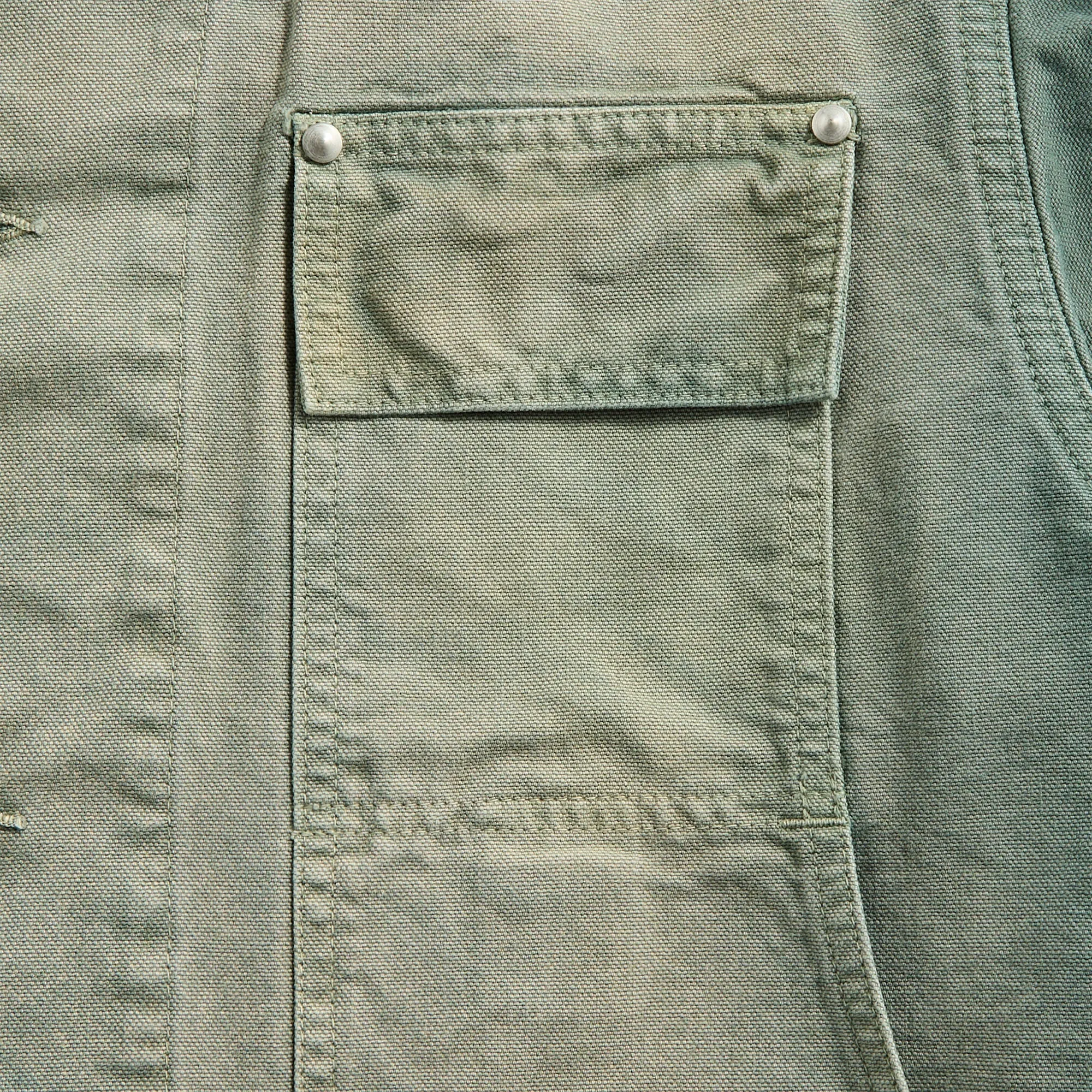 Auralee Organic Cotton Duck Blouson - Ash Green Auralee Clothing