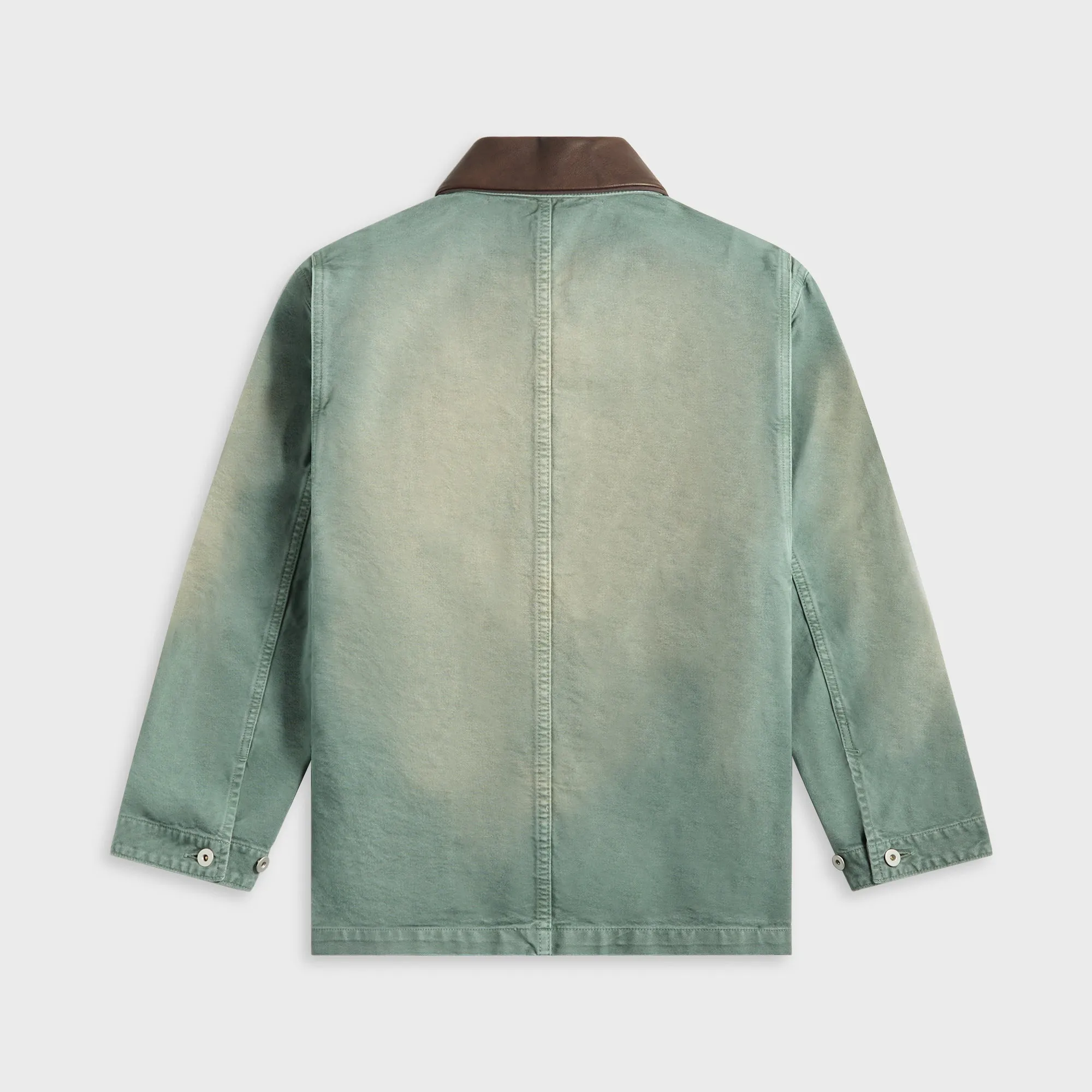 Auralee Organic Cotton Duck Blouson - Ash Green Auralee Clothing