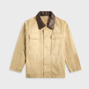 Auralee Organic Cotton Duck Blouson - Light Beige Auralee Clothing