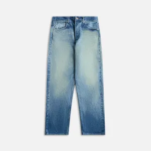 Auralee Selvedge Faded Heavy Denim Wide Pants - Faded Indigo Auralee Clothing