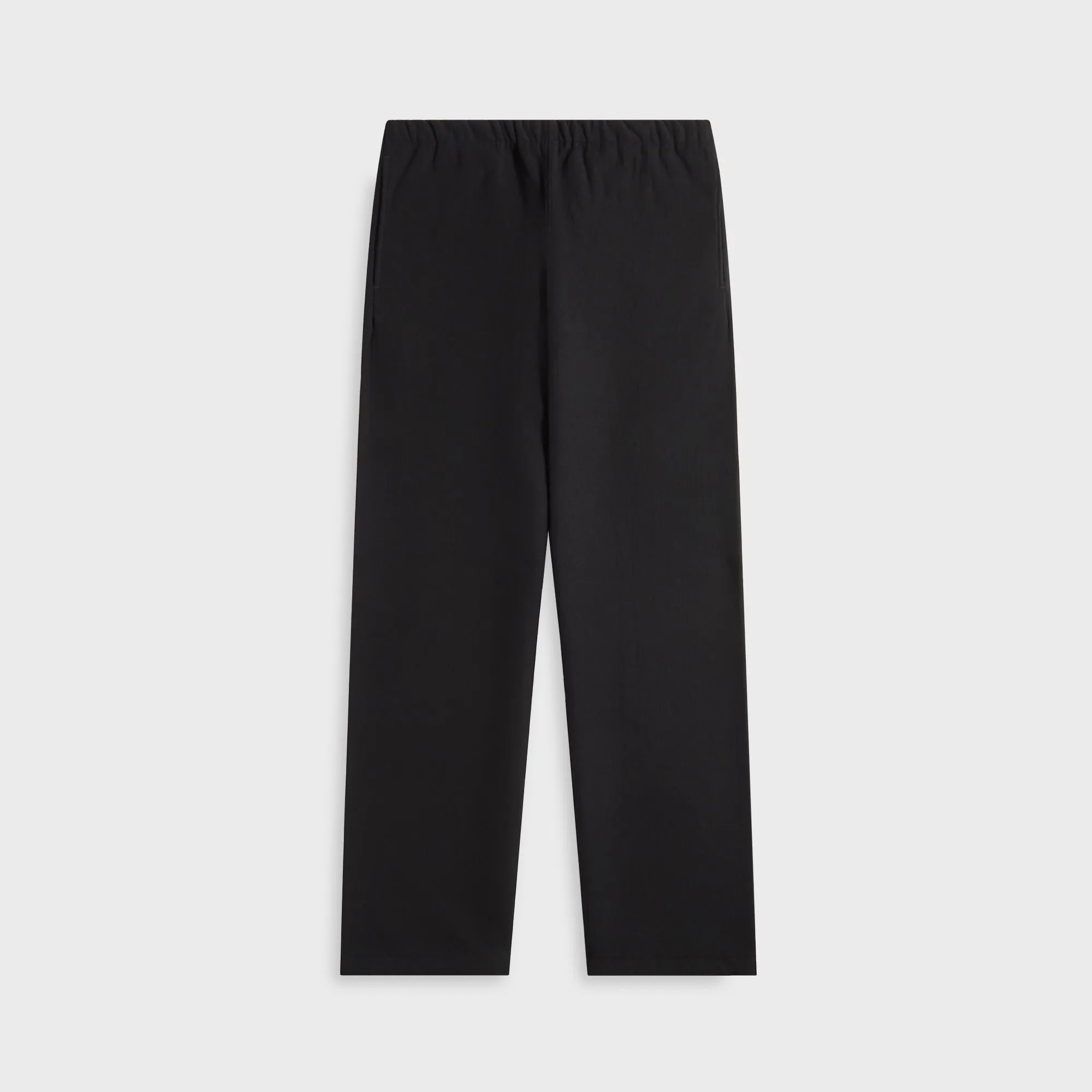 Auralee Smooth Soft BD Sweat Pant - Black Auralee Clothing