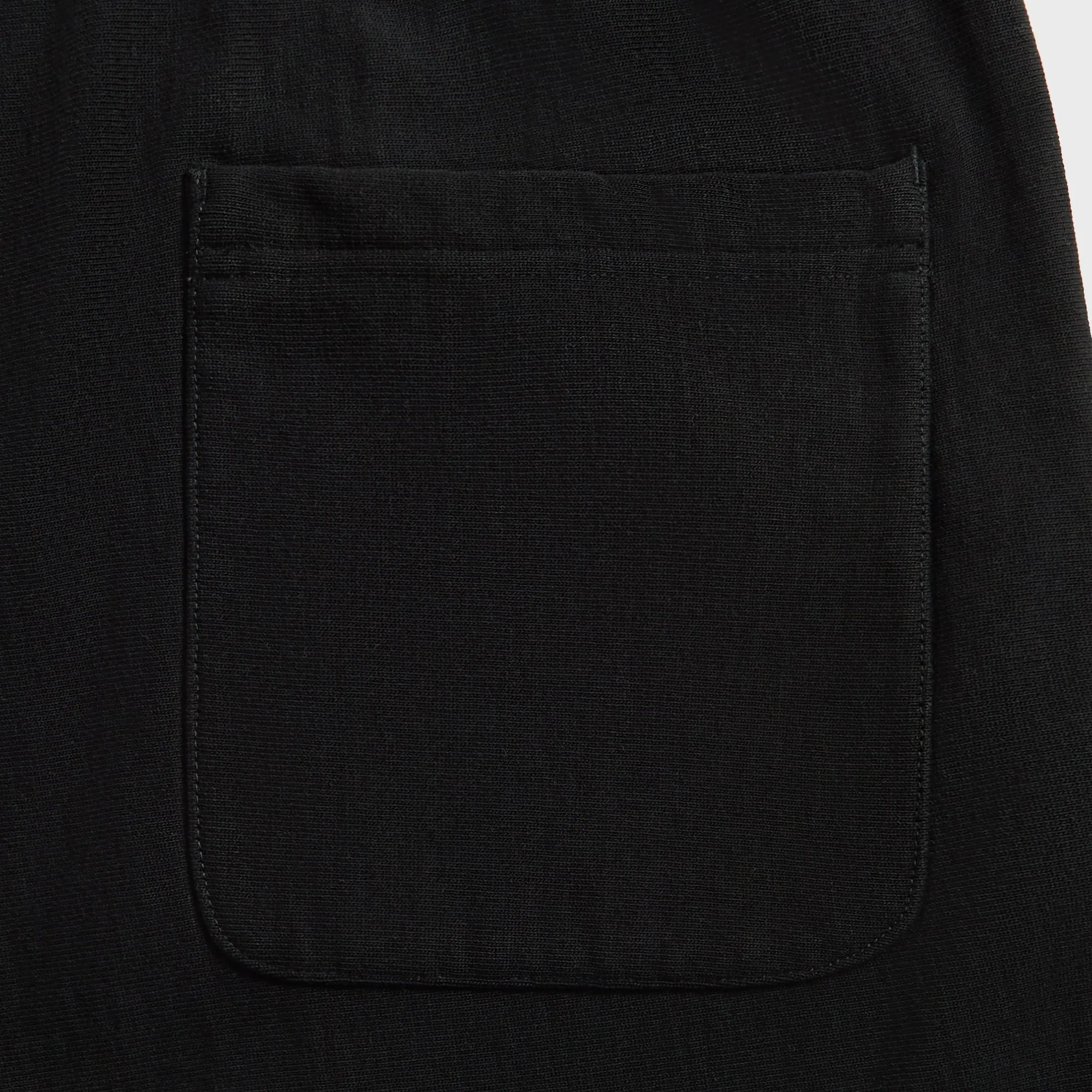 Auralee Smooth Soft BD Sweat Pant - Black Auralee Clothing