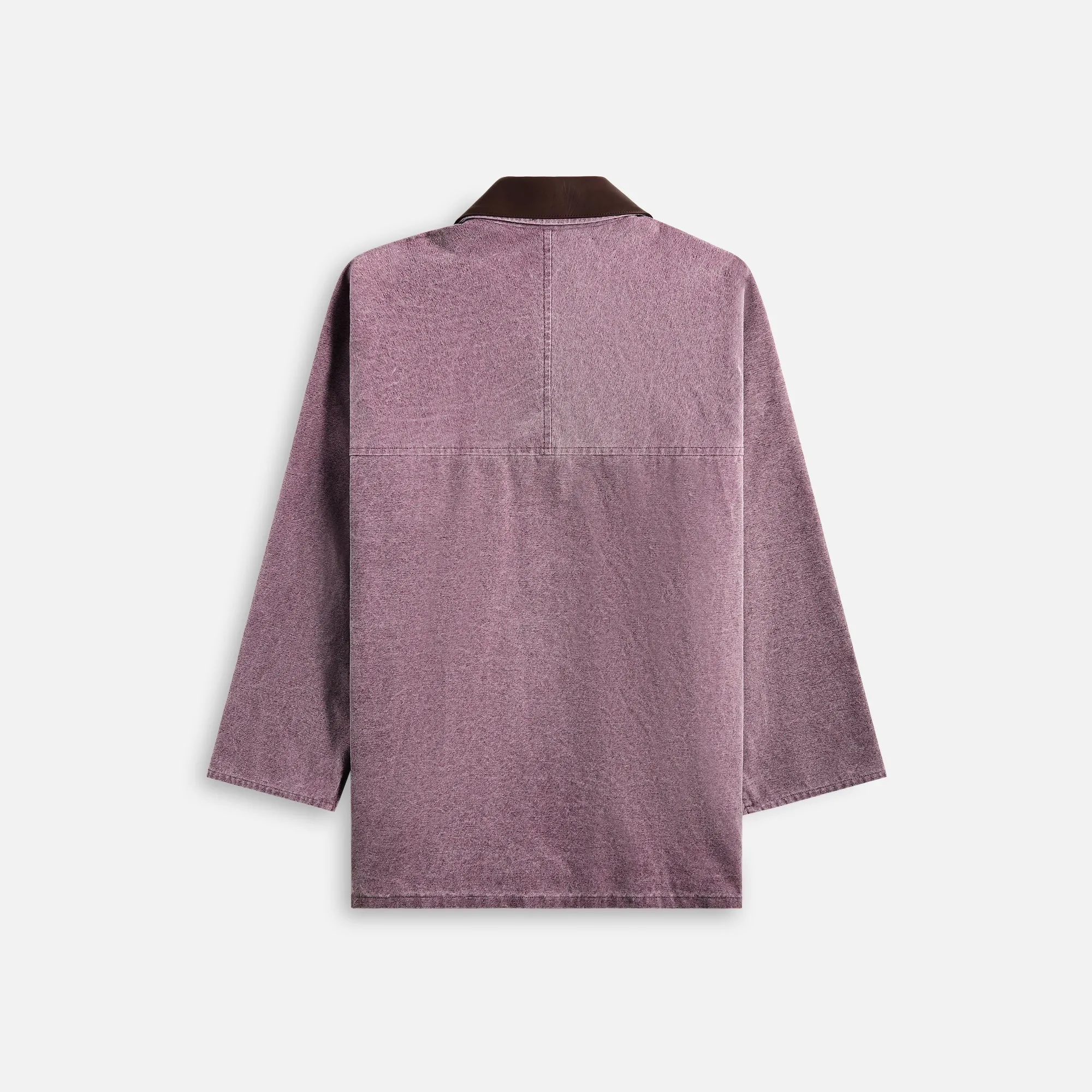 Auralee Washed Organic Canvas Hunting Blouson - Purple Auralee Clothing