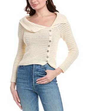 Avantlook Button Wrap Sweater