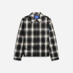 Awake NY Brushed Flannel Shirt Jacket - Green Multi Awake NY Clothing