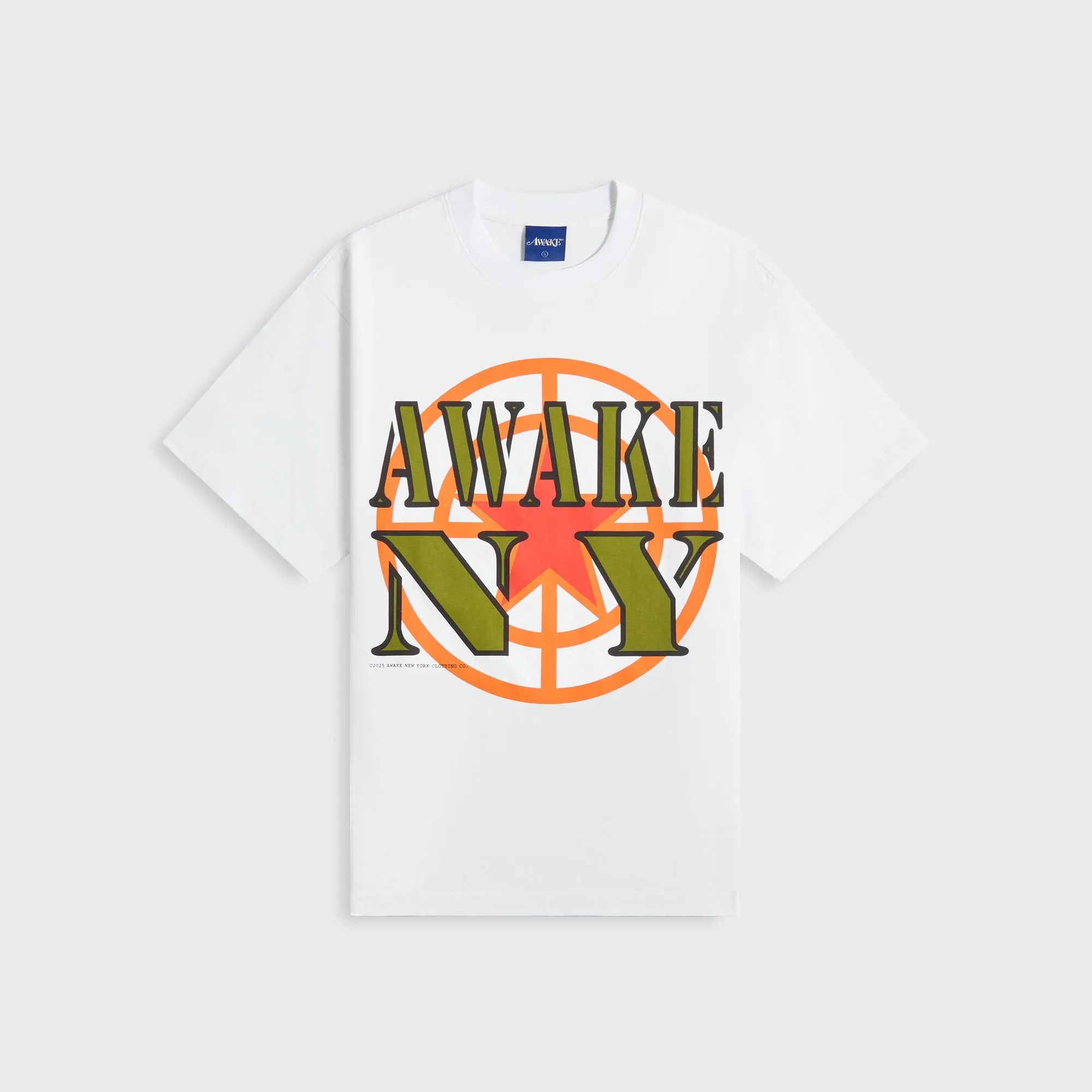 Awake NY Crosshair Tee - White Awake NY Clothing