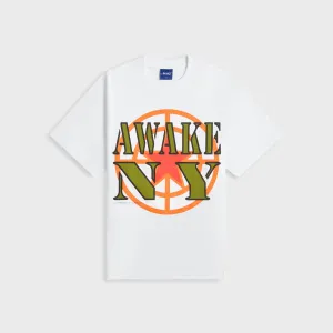Awake NY Crosshair Tee - White Awake NY Clothing