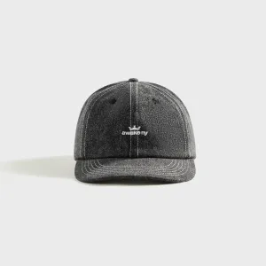 Awake NY Crown Logo Denim Cap - Black Awake NY Clothing