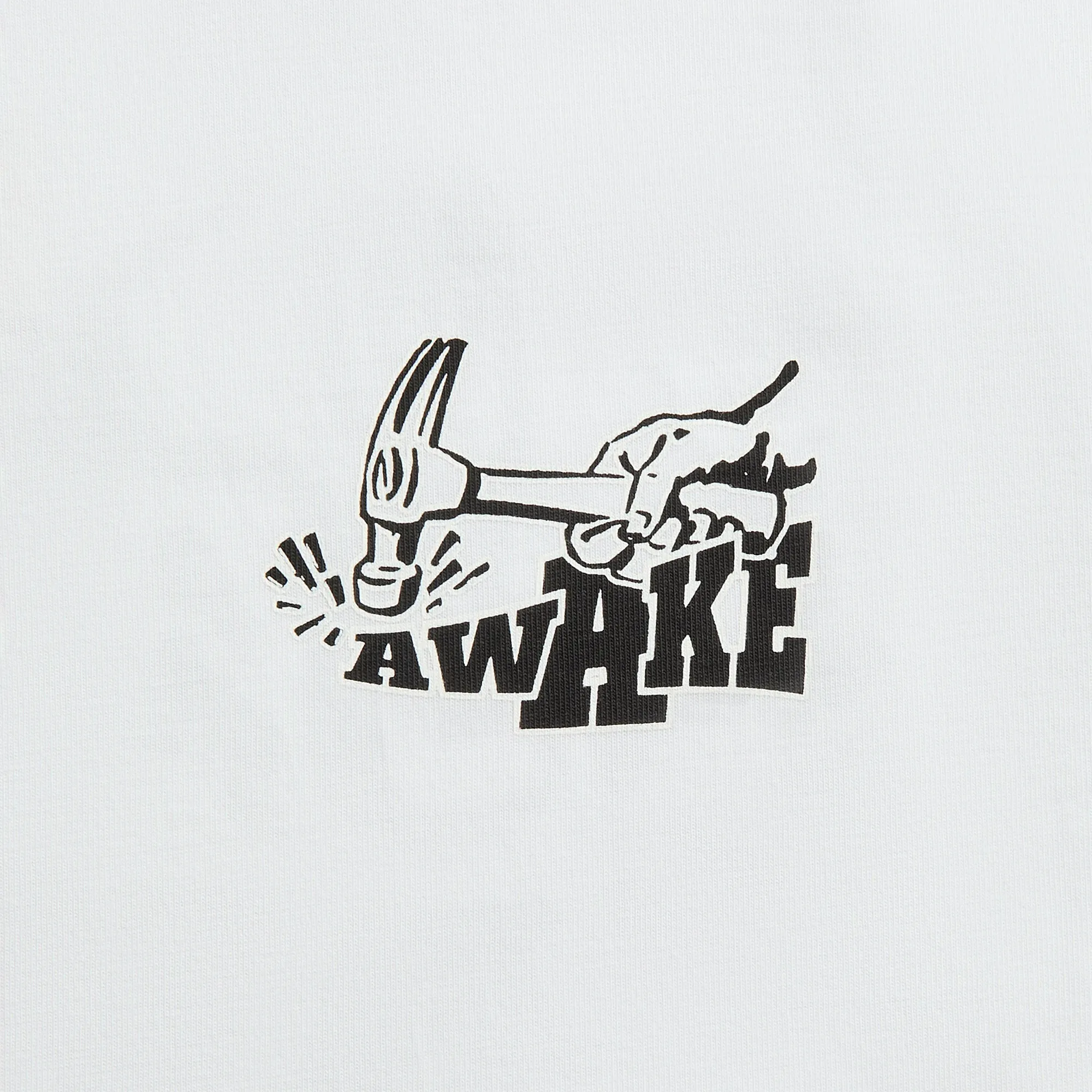 Awake NY Hammer Tee - White Awake NY Clothing