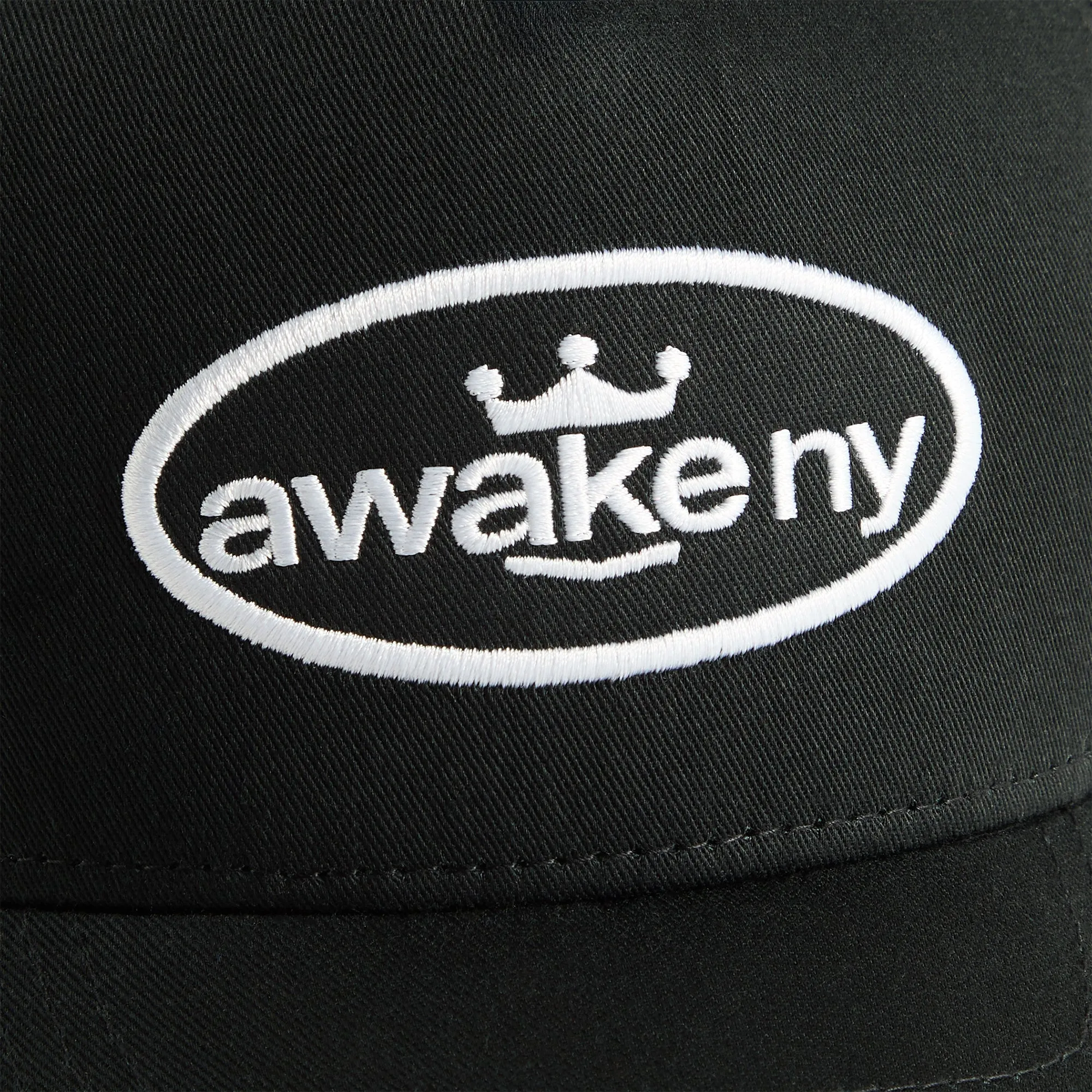 Awake NY King Logo Trucker Cap - Black Awake NY Clothing