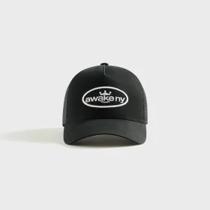 Awake NY King Logo Trucker Cap - Black Awake NY Clothing