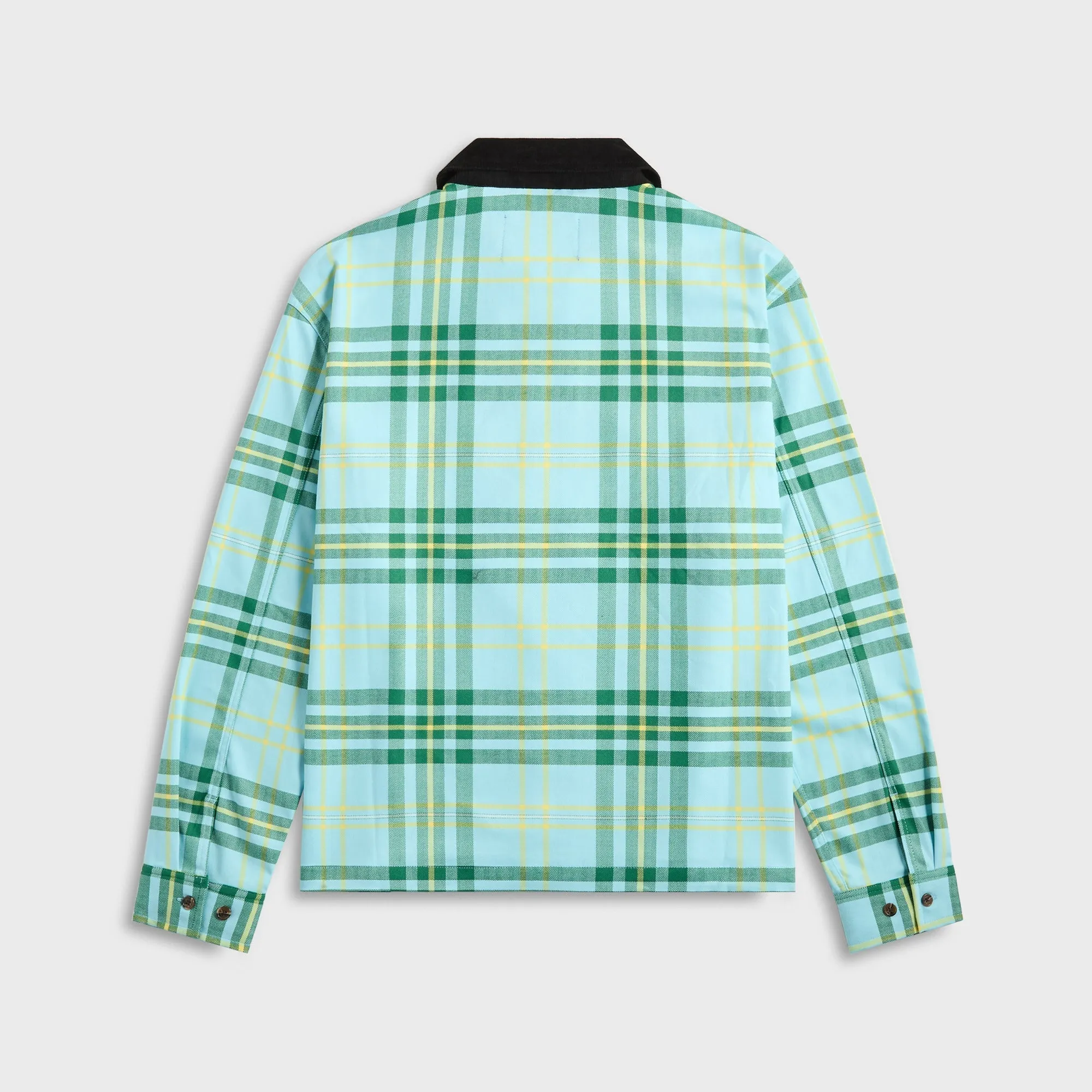 Awake NY Plaid Flannel Shirt - Turquoise Awake NY Clothing