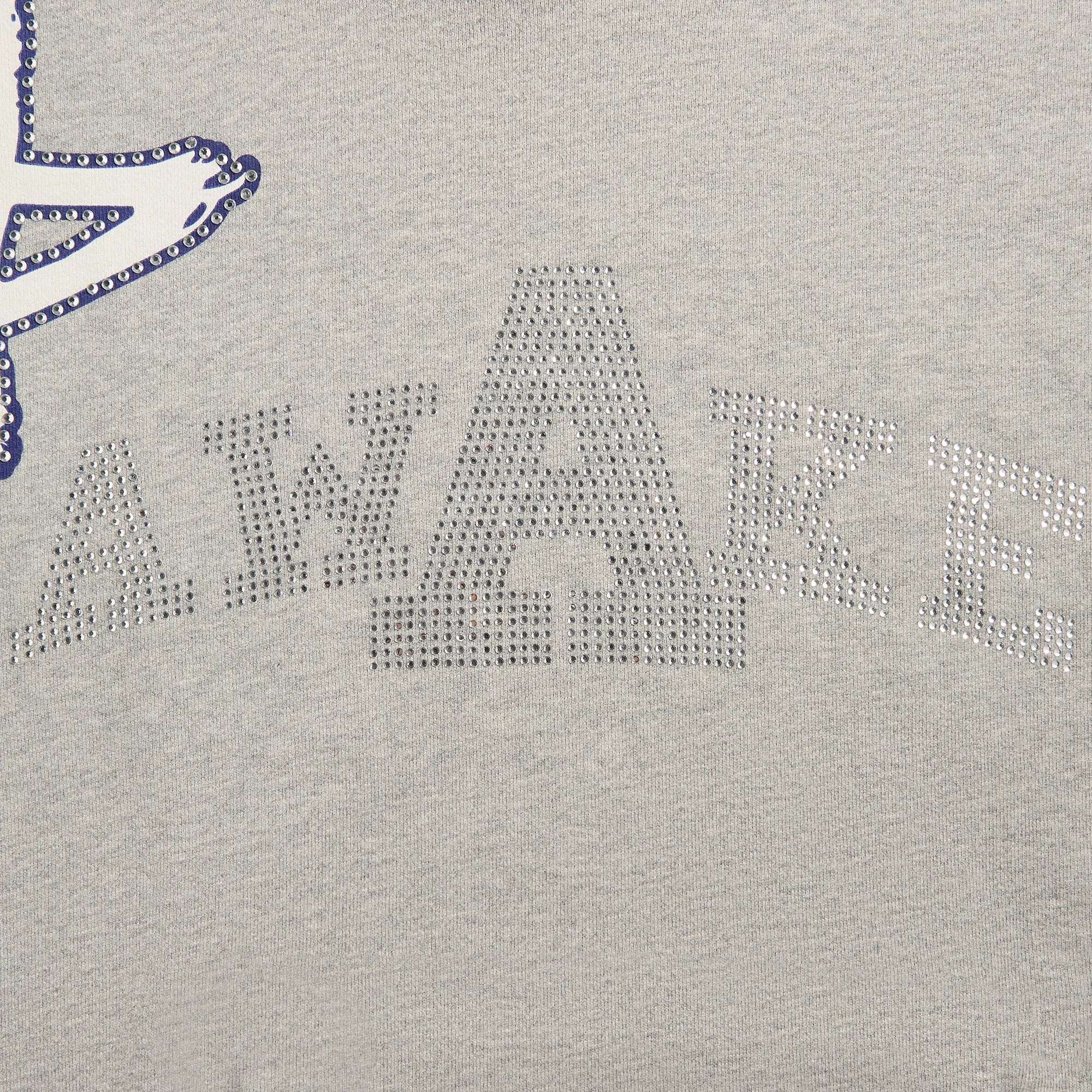 Awake NY Rhinestone Star Hoodie - Heather Grey Awake NY Clothing