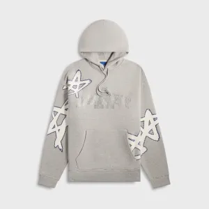 Awake NY Rhinestone Star Hoodie - Heather Grey Awake NY Clothing