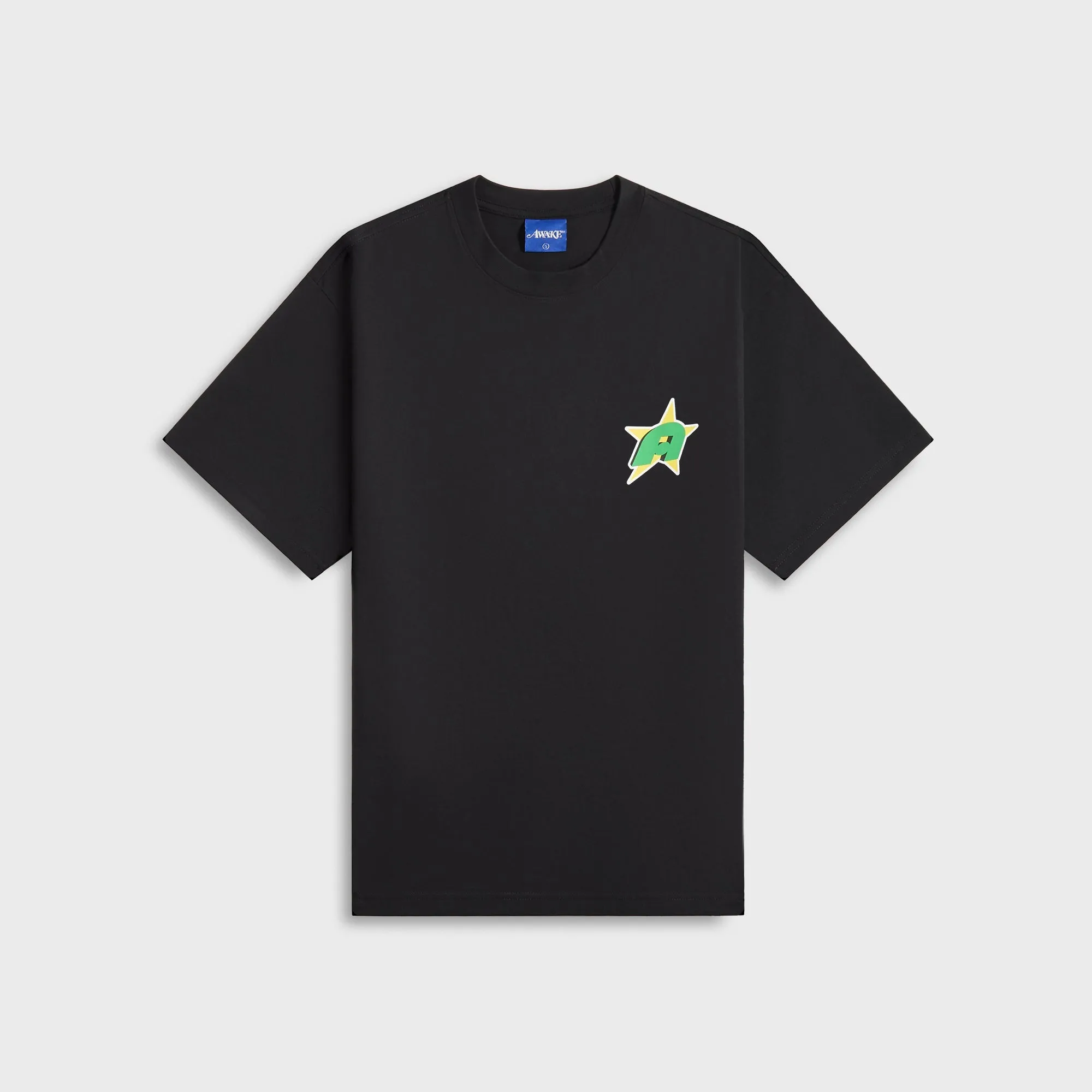 Awake NY Star A Tee - Black Awake NY Clothing