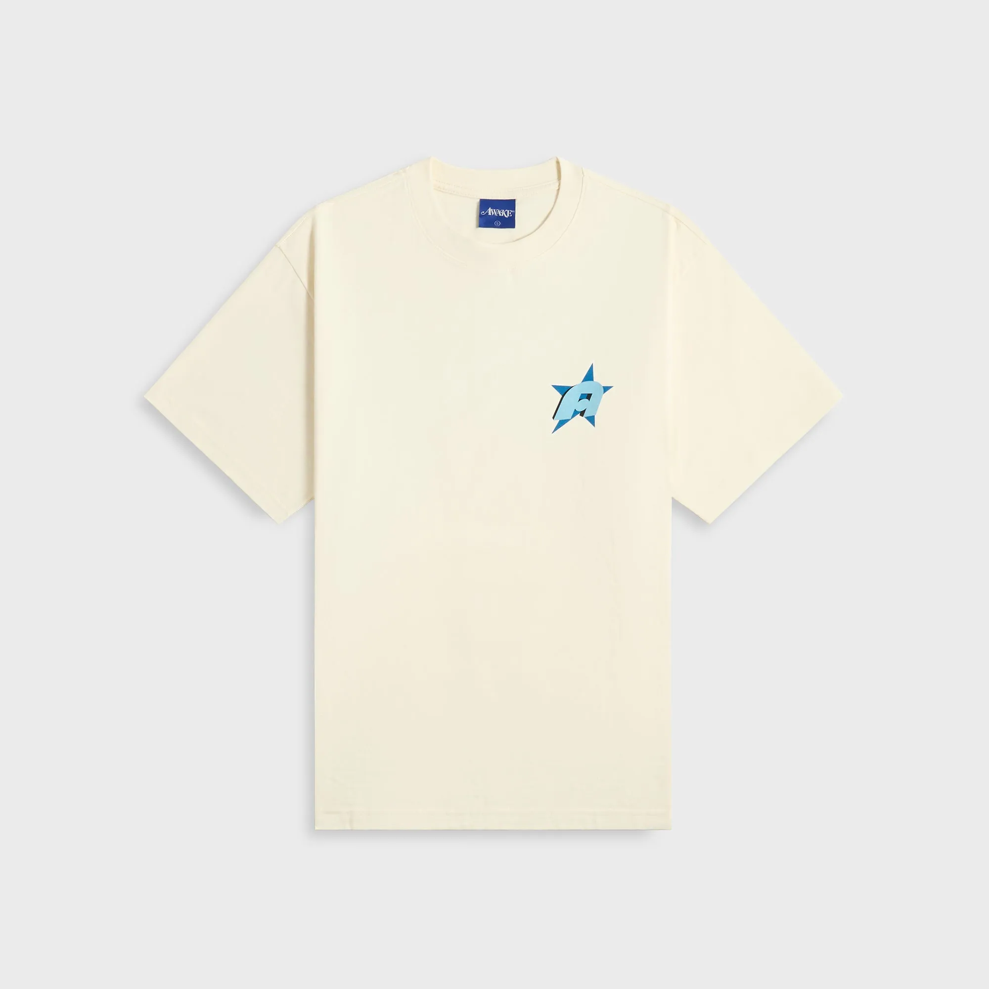 Awake NY Star A Tee - Cream Awake NY Clothing