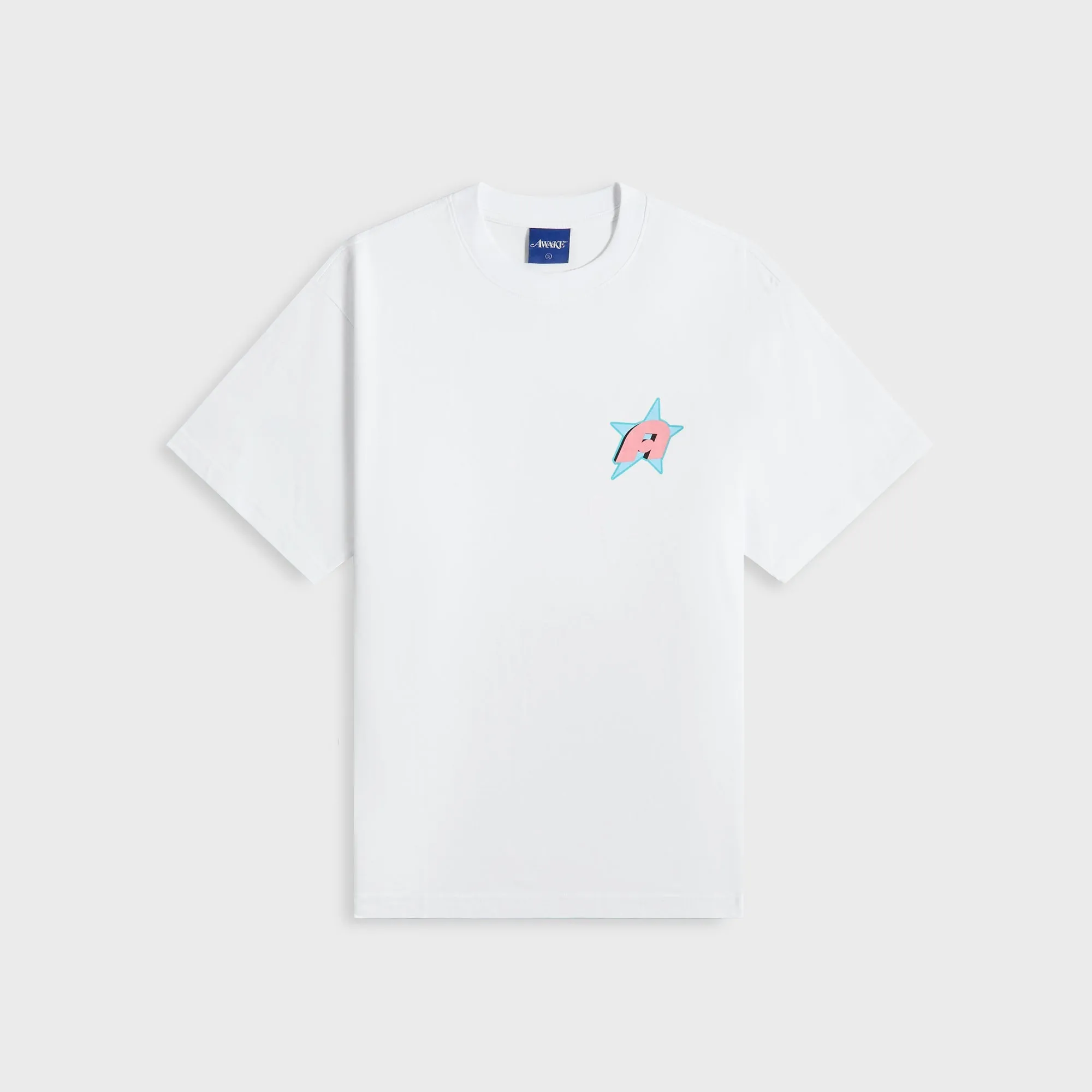 Awake NY Star A Tee - White Awake NY Clothing
