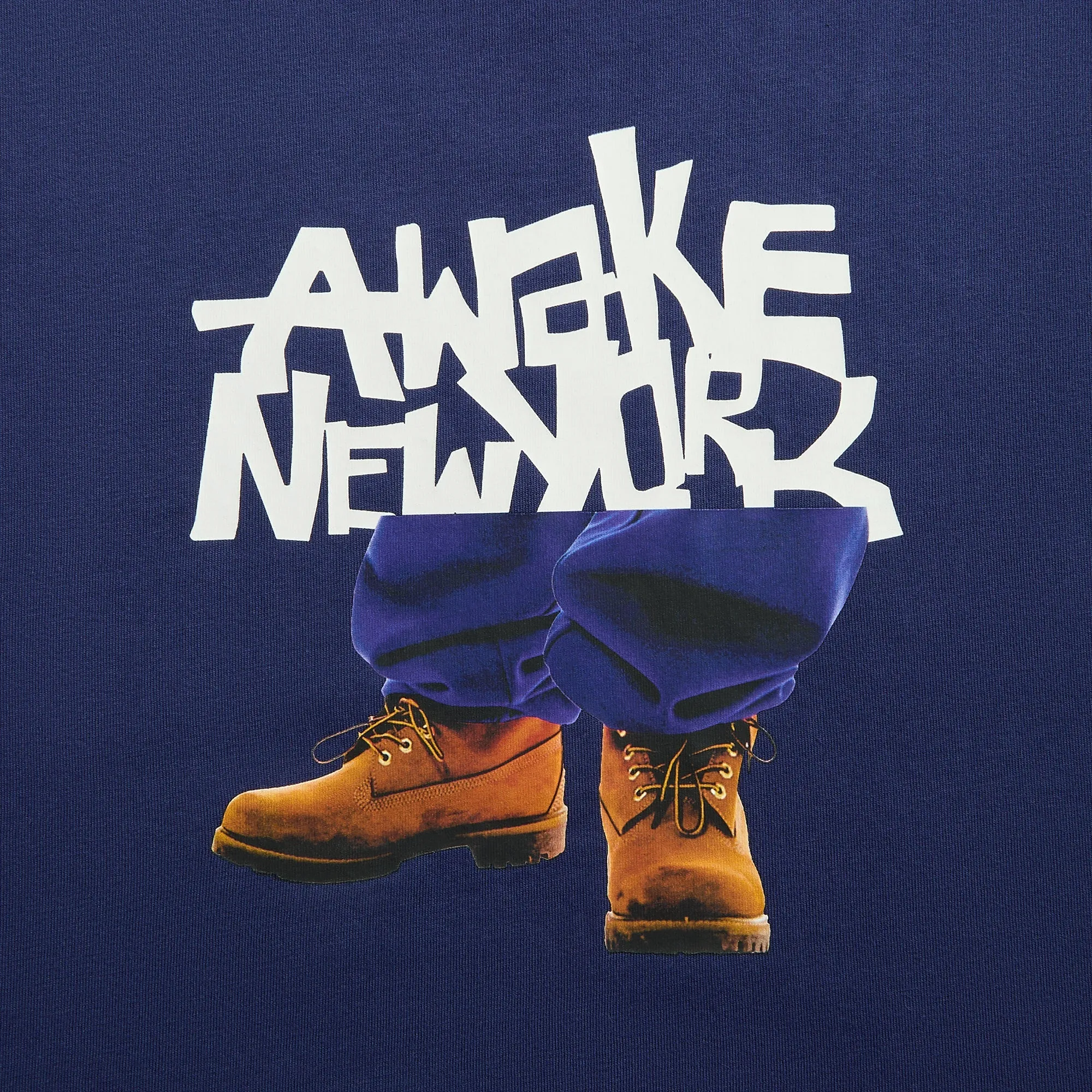 Awake NY Stomper Tee - Navy Awake NY Clothing