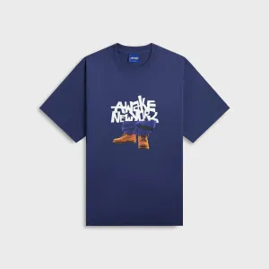 Awake NY Stomper Tee - Navy Awake NY Clothing