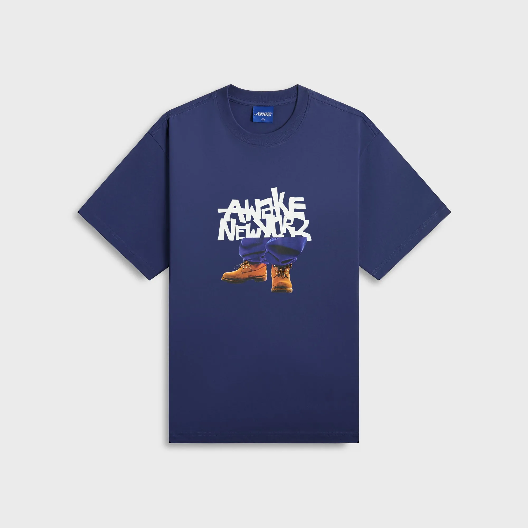 Awake NY Stomper Tee - Navy Awake NY Clothing