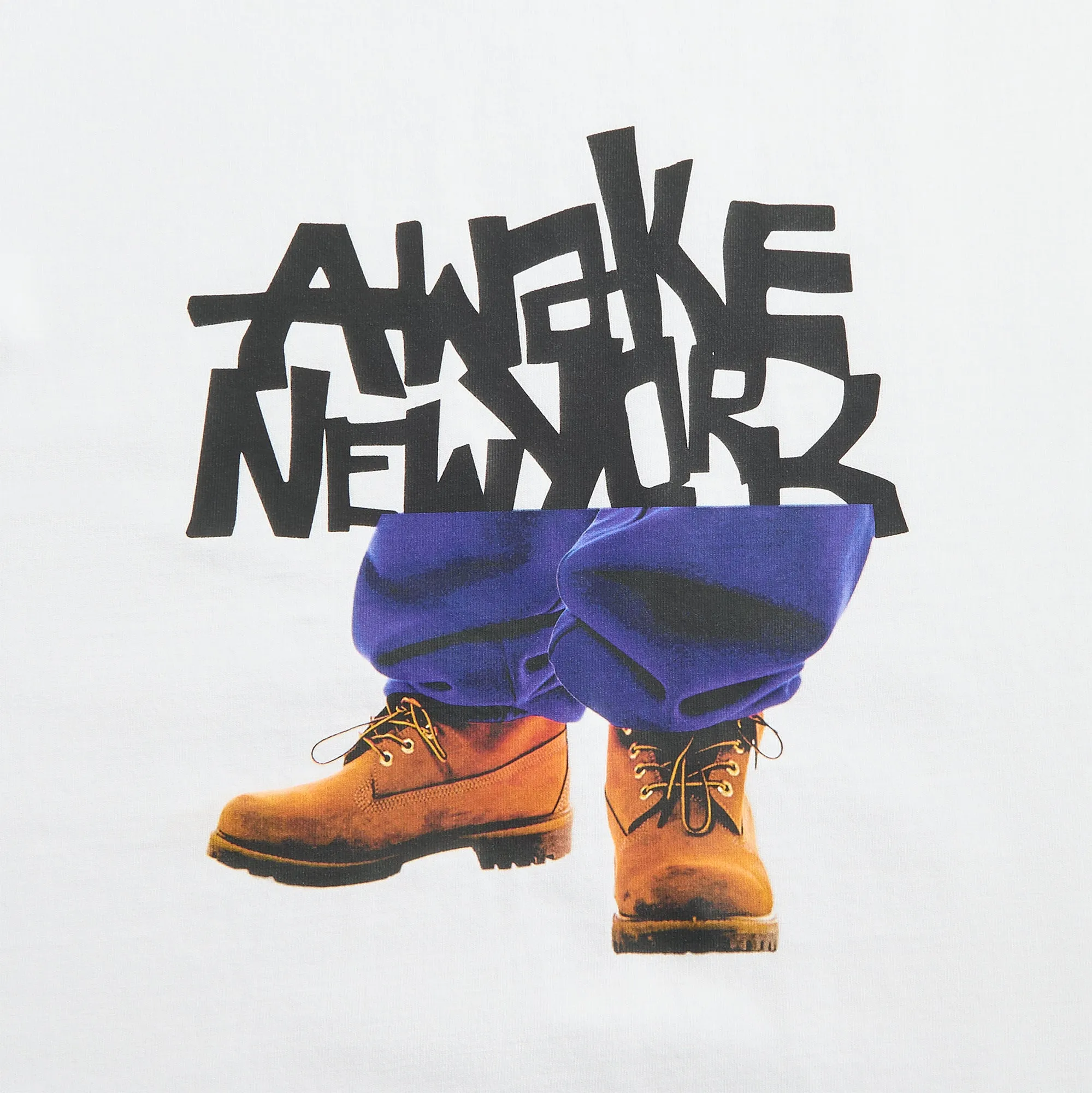 Awake NY Stomper Tee - White Awake NY Clothing