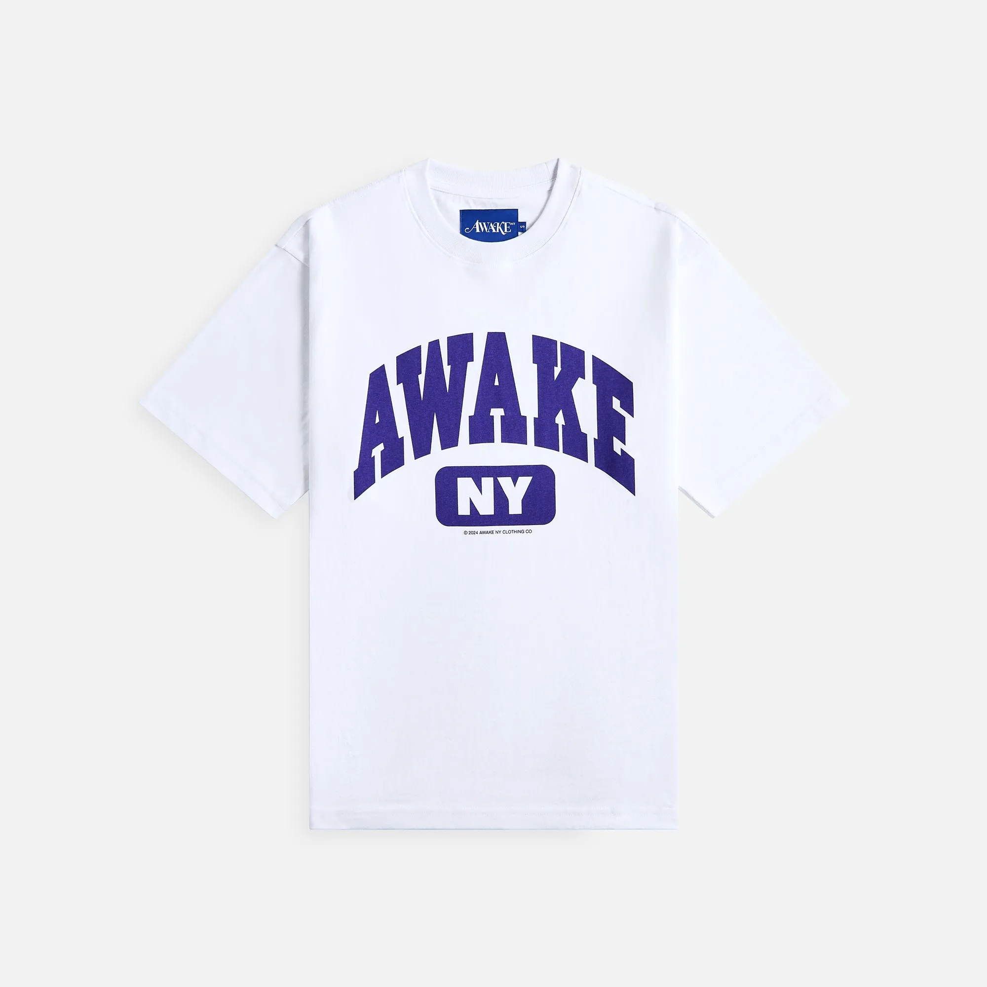 Awake NY Varsity Tee - White Awake NY Clothing