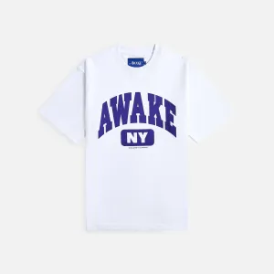 Awake NY Varsity Tee - White Awake NY Clothing