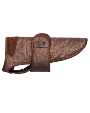 Baleno Bobby Printed Tweed Dog Coat Baleno Clothing